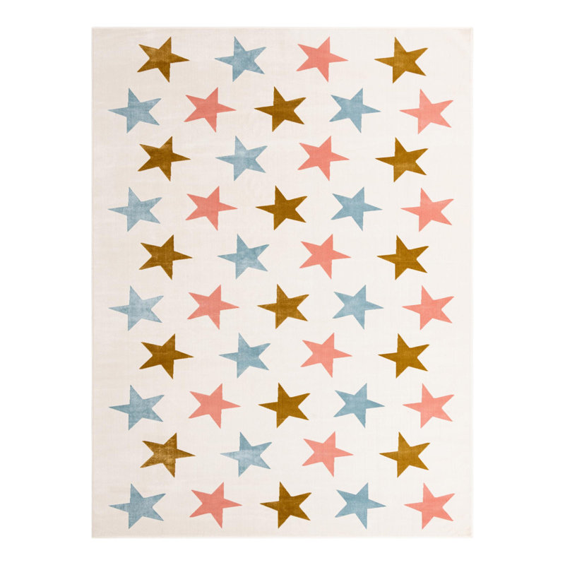 Unique Loom Twinkle Whimsy Kids Rug, Rectangle 9' x 12'