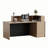 Rectangular Reception Desk With Storage Cabinet And Open Shelves-87177200