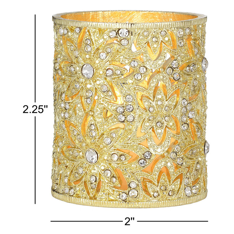 Windsor Tealight Candle Holder, Gold