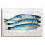 «Fish Trio» par Jeanette Vertentes, art mural en verre acrylique-1025810322