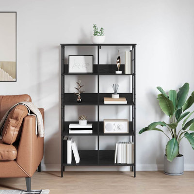 82cm W Steel Etagere Bookcase