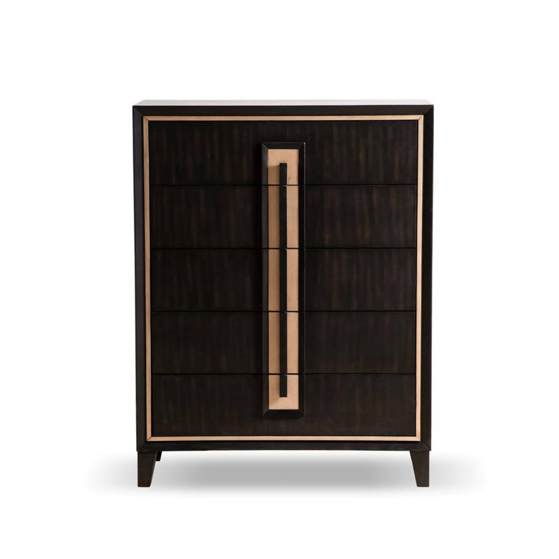 37.6" W Contemporary Chest, Espresso