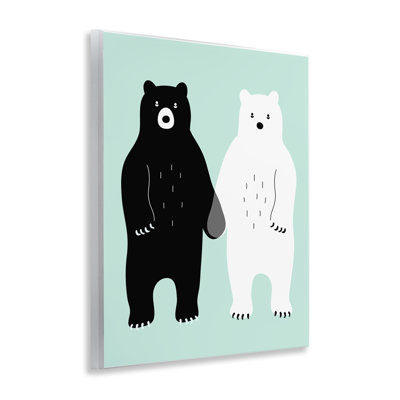 Ours tenant par la main, art mural, design par Andy Westface