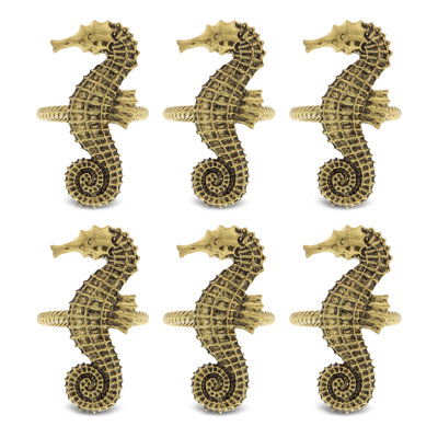 Rond de serviette hippocampe