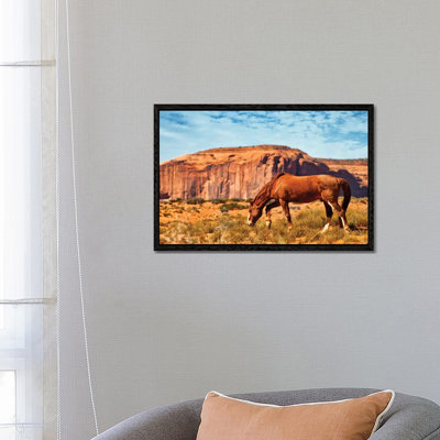 Horse In Utah Desert by Susan Richey - Gallery-Wrapped Canvas Giclée on Canvas