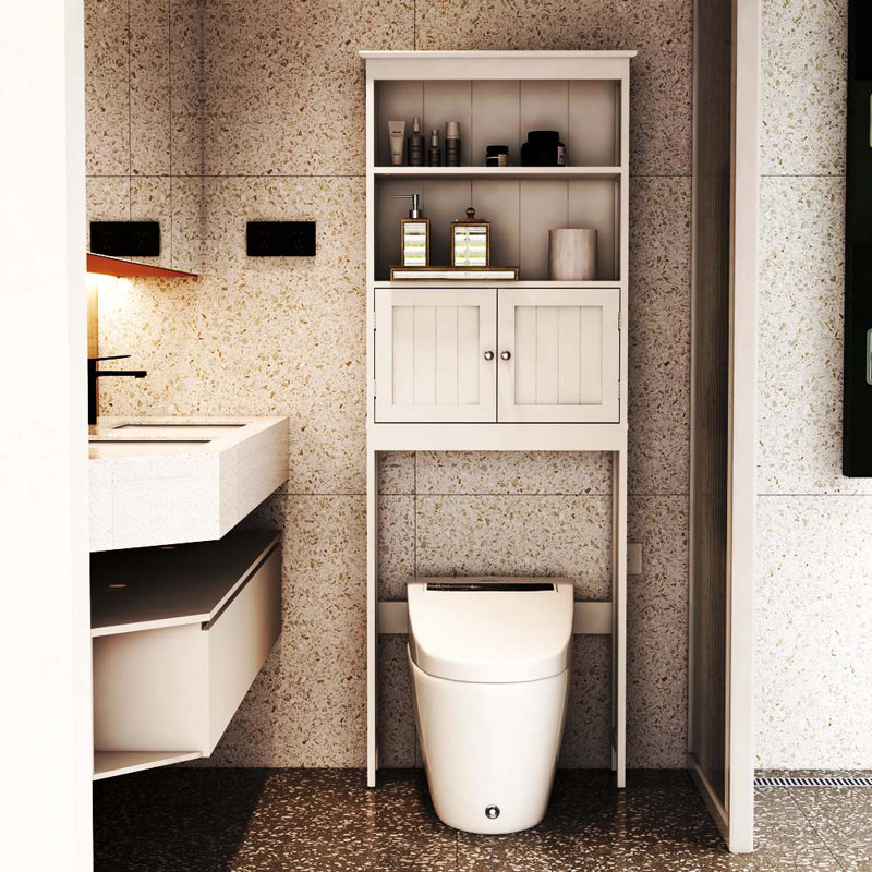Jasdev Freestanding Over The Toilet Storage
