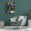 Art mural sur toile tendue - Rex Ray «Tierra», art mural pour salon, chambre à coucher ou bureau - 14 x 19