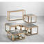 Callum 59'' W Glass Console Table