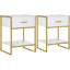 40 cm W Bedside Table