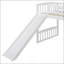 Lit mezzanine simple avec glissoire et échelle