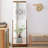 Nordic Frameless Black Walnut Floor Wall Mirror