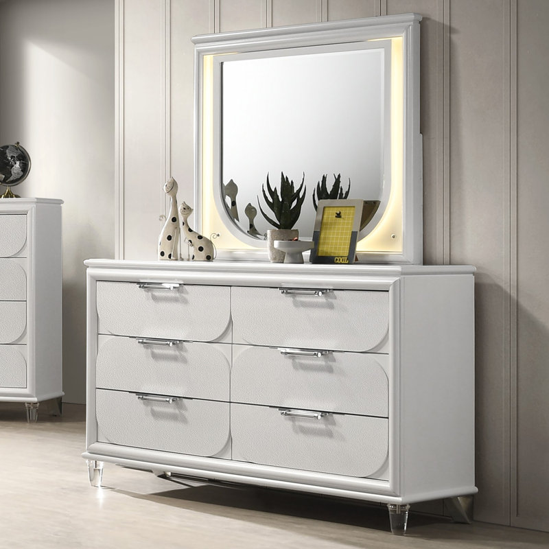 Humberto 2-Piece Dresser And Mirror Set