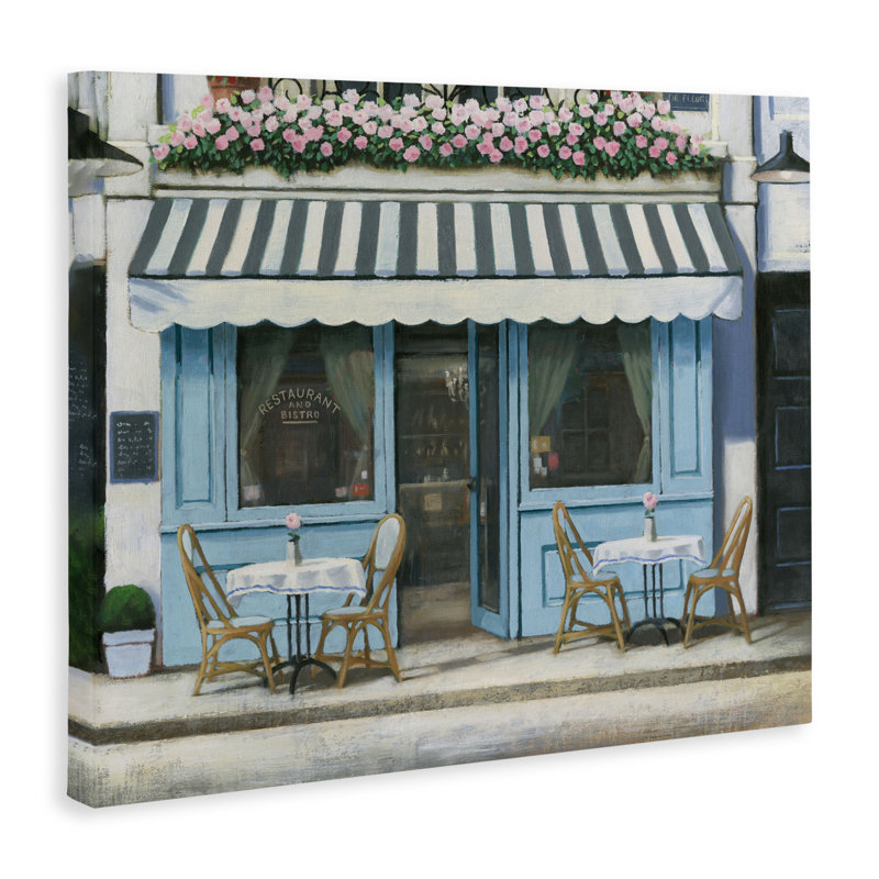 Toile de restaurant et bistro Scenic, design par Ani Wierling, H 36 po x l 48 po