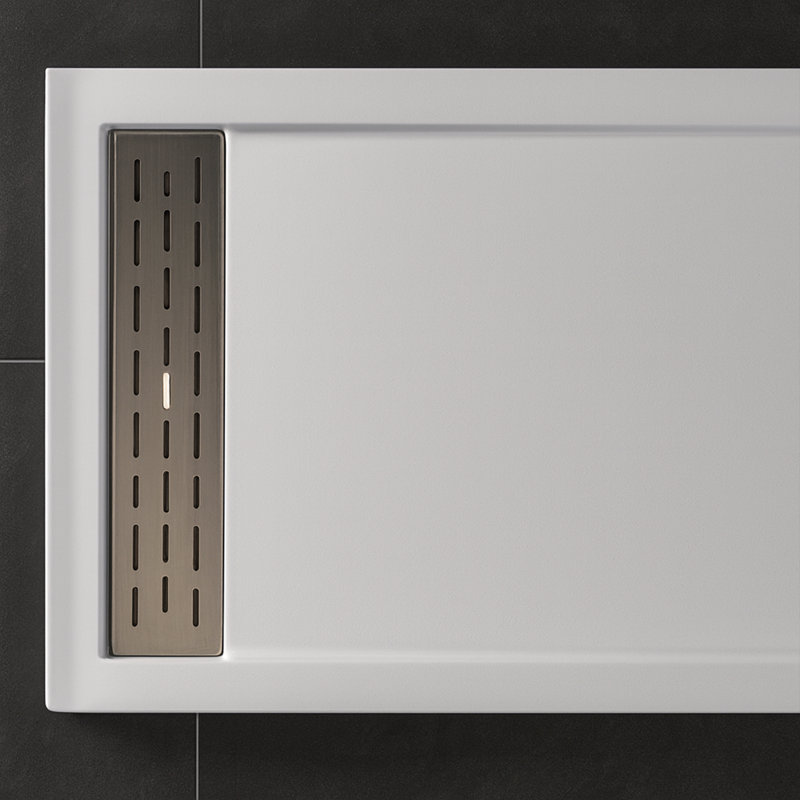 60 in. L x 32 in. W - Rectangular Single Threshold Acrylic Shower Pan with Drain(included) - PRO