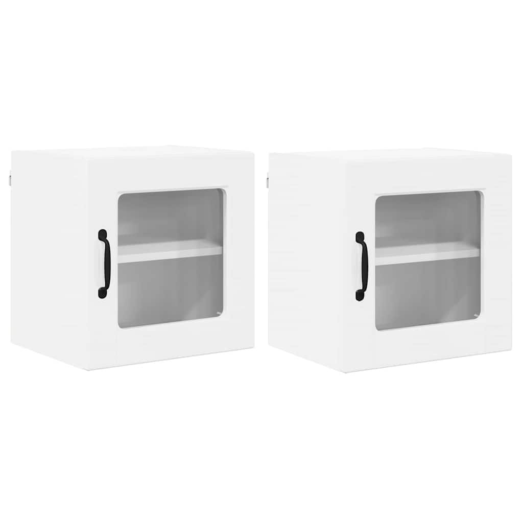 Vidaxl Dishwasher Panel 2 Pcs High Gloss White 40 X 31 X 40 Cm - Image 2