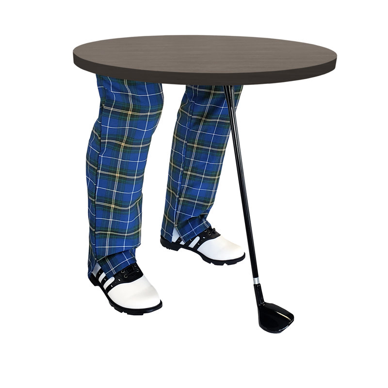 Table de bout abstraite, Argent