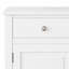 Meuble d'entrée Connaught en bois massif blanc