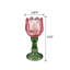Bougie 6,25 "verre à vin vanille nuage 2,3 oz