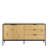 Lockeford Sideboard with 2 Doors and 3 Drawers in Black