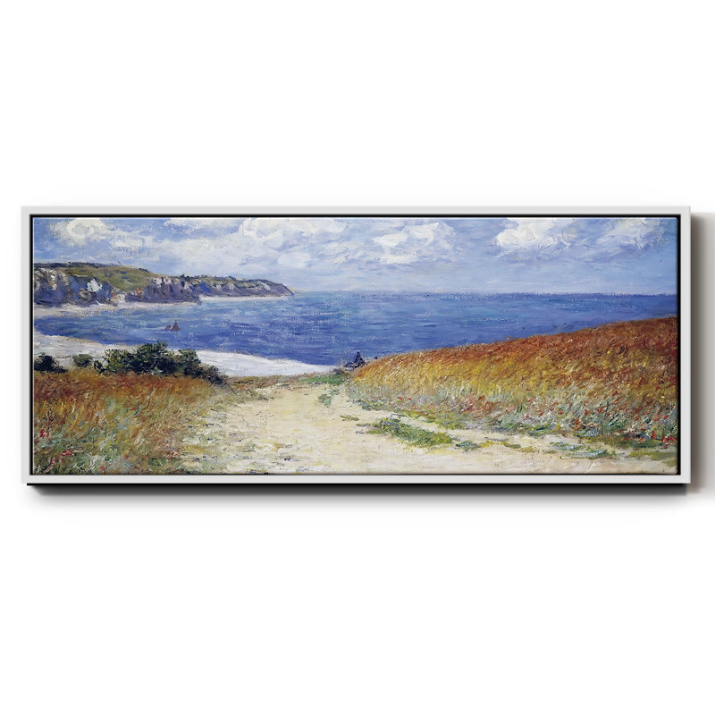 Le passage à la mer près de Pourville, 1882 - Toile encadrée