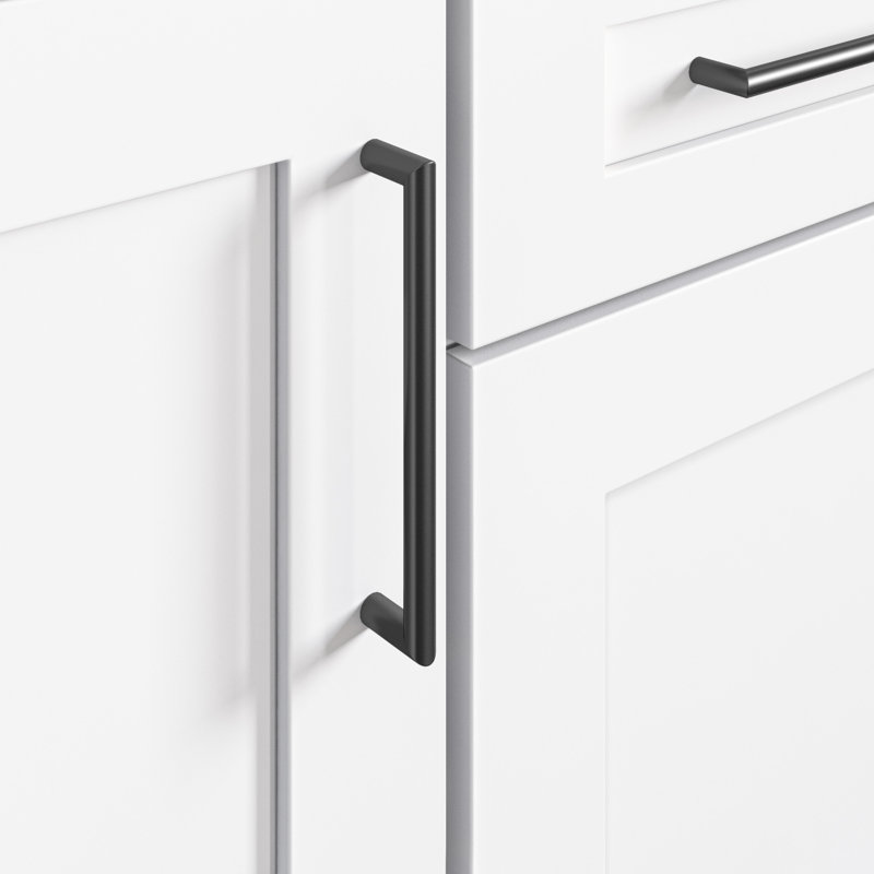 Kinney Bar Pull, Flat Black, 5 1/16" Center to Center