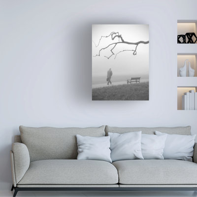 Bolog Anna Niemiec Man With Suitcase Canvas Art