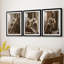 ABSTRACT Series CCLXXXIX  -Custom Framed  Premium Print W Matt - 3 Pieces-944257143-944257141