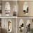 Mid-Century Modern Chic Oval Wall Mirrors