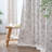 Blackout Floral Rod Pocket Curtains-807790123-807790121
