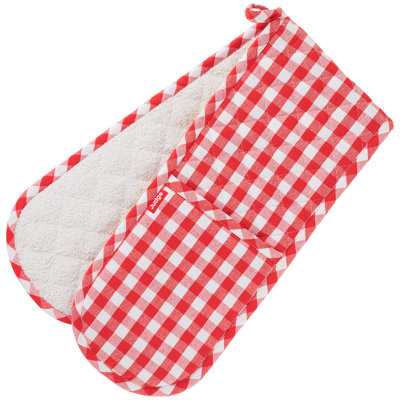 Judge Textiles, Double Oven Mitt, Check