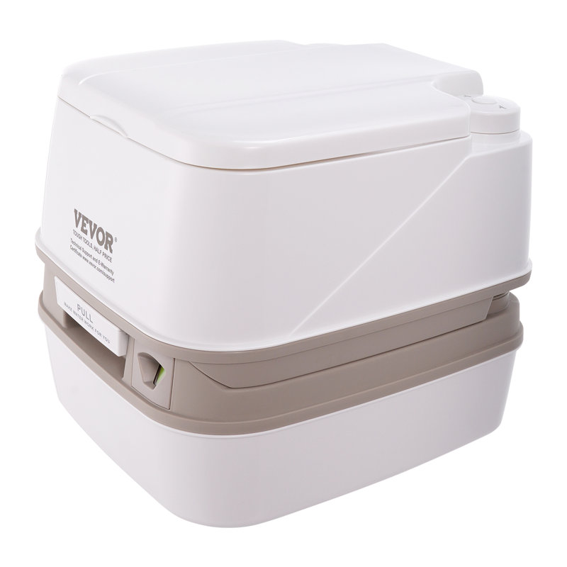 Toilette une pièce carrée / rectangulaire à hauteur confortable 0,03 gallon GPF par VEVOR (siège inclus)