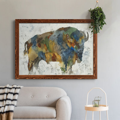Plains Icon - Cadre photo, reproduction d'art sur toile