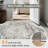Oriental Persian Border Washed Performance Machine Washable Non Slip Area Rug-81785711