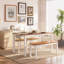Solid Wood Top Dining Set
