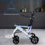 Fauteuil roulant pliant léger pour transport en commun pliable pour adultes Fauteuil roulant de conception ergonomique avec sangle de sécurité réglable
