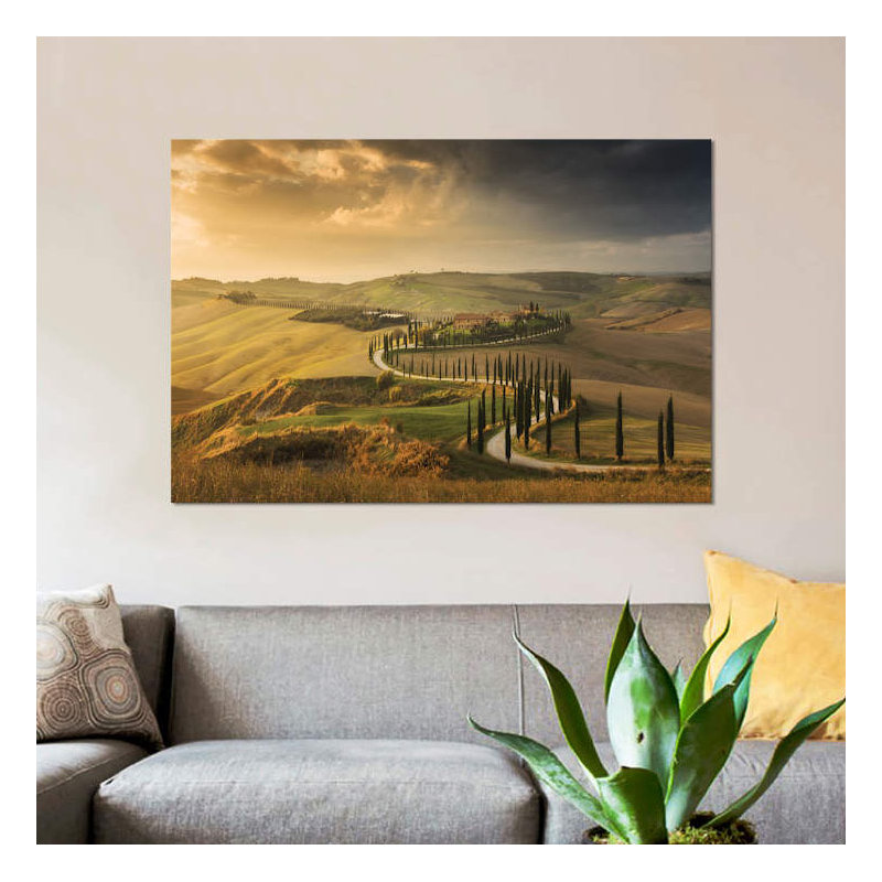 « tuscany », impression sur toile, H 40 po x l 60 po x P 1,5 po