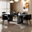 Table de salle à manger rectangulaire moderne en marbre de luxe moderne-102527747