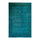 Fine Vibrance One-of-a-Kind 6' 0" X 9' 4" Hand Knotted Area Rug