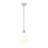 Jamuna 1 Polished Nickel Single Pendant-1389213717-1389213716