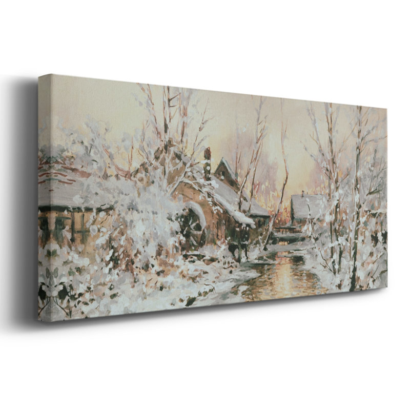 Série paysage -MXCII- Toile tendue avec châssis - Prêt à accrocher, H 12 po x l 30 po