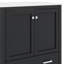 Ensemble de meuble-lavabo 60 po, double meuble-lavabo, double lavabo en céramique, tablette de rangement et tiroirs divisés-89698508