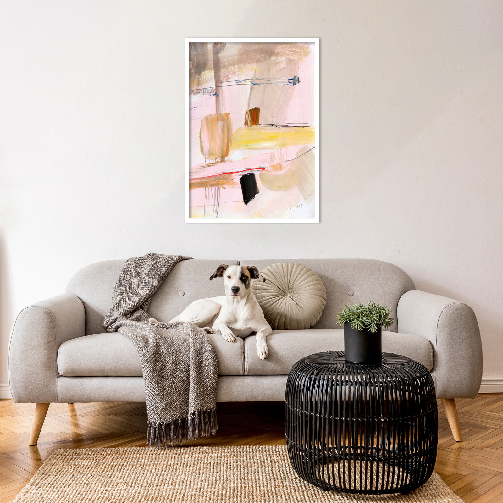 Cleve "Summer Dream" Print by Dan Hobday, White, 33" H x 24" W
