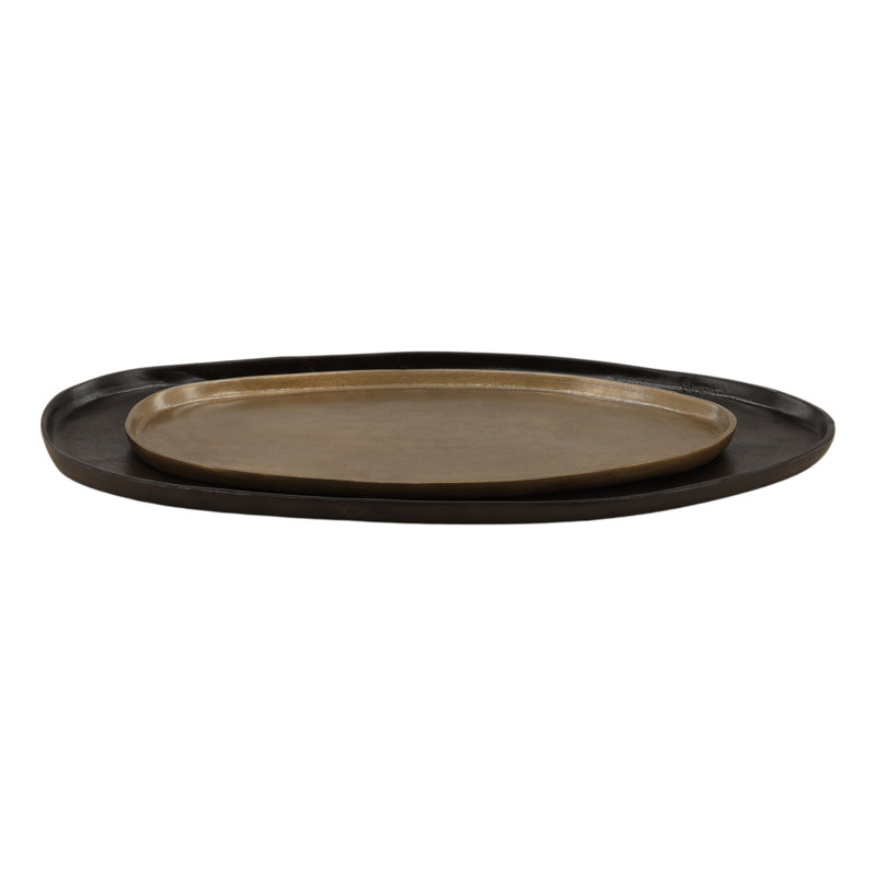 Roshan Tray Set of 2 Multicolor