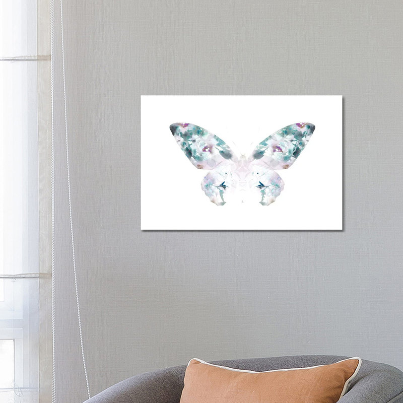 Butterfly IV 1 Piece Wrapped Canvas Wall Art, 101.6 cm H x 66.04 cm W x 3.175 cm D