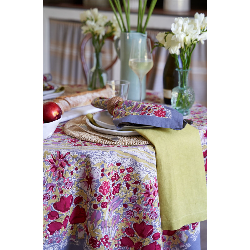 100% Cotton Square, Red/Grey