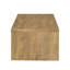 Table basse rectangulaire en bois d'ingénierie, manguier