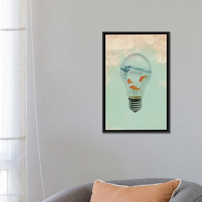 «Ideas and Goldfish I», reproduction sur toile