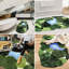 3D Moss Rectangle Bath Rug