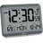 Digital Electric Tabletop Clock with Alarm Grey