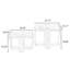 Ensemble de tables basses Modern